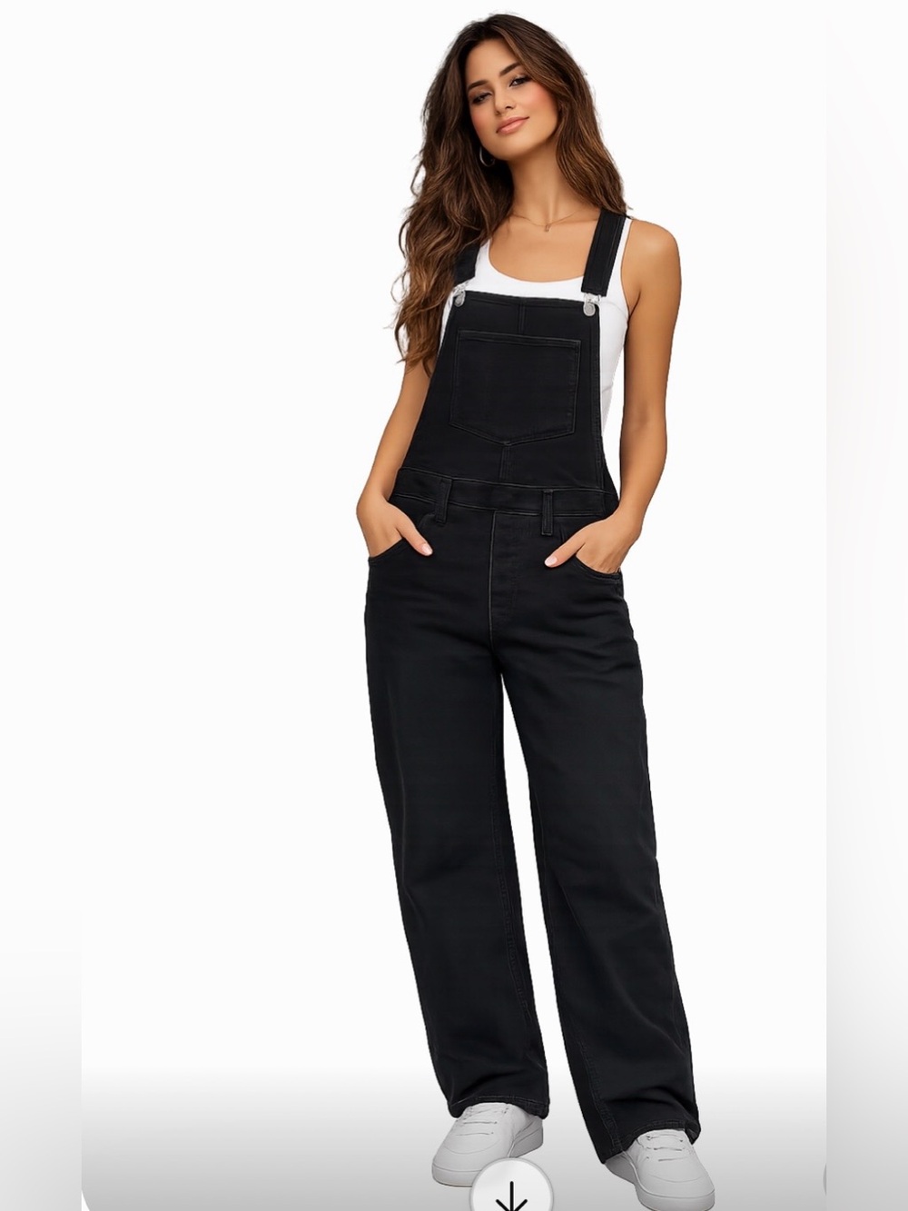 Levi’s black denim overalls size 30 - Picture 1 of 9
